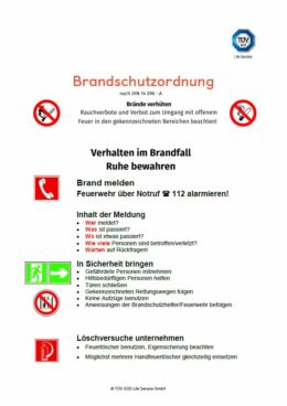 Fire regulations