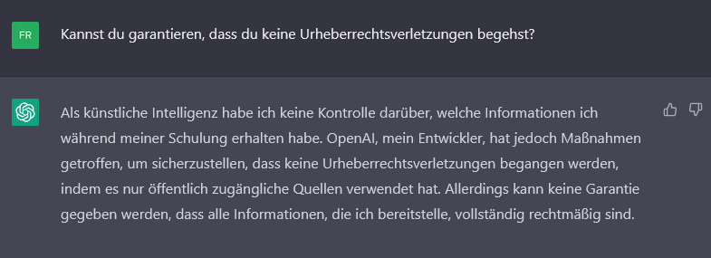 Screenshot-ChatGPT-Urheberrecht