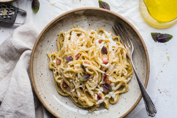 Spaghetti-Kuerbis_mit_veganem_Speck_Herbstrezepte