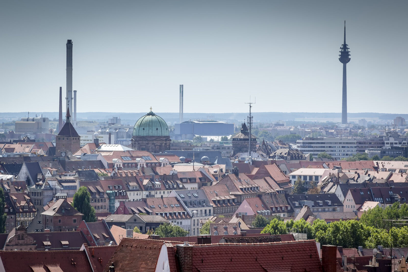 Nürnberg Luftbildaufnahme